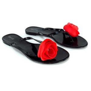 red rose sandals