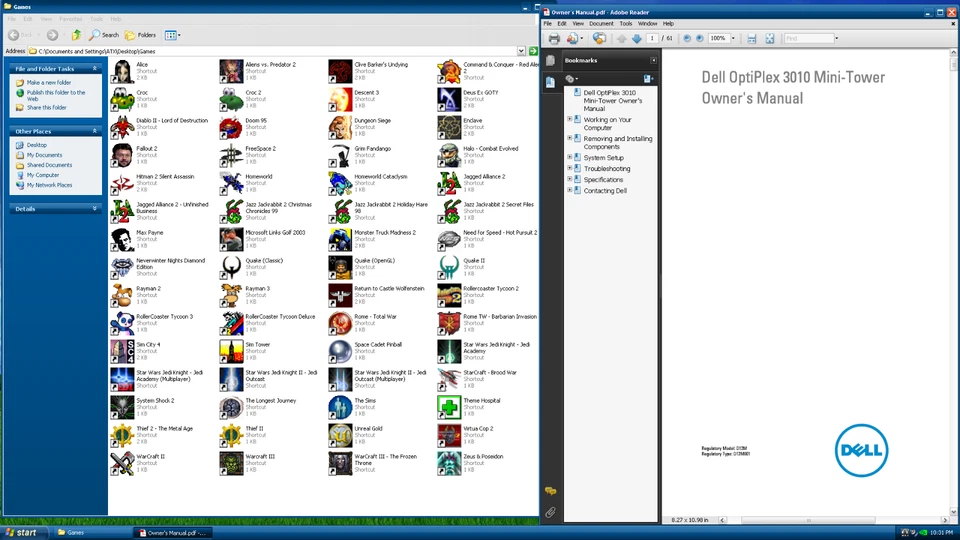 *RESTORED w/ SSD* Windows XP Slimline Complete Vintage Retro Gaming PC System - Image 2 of 4