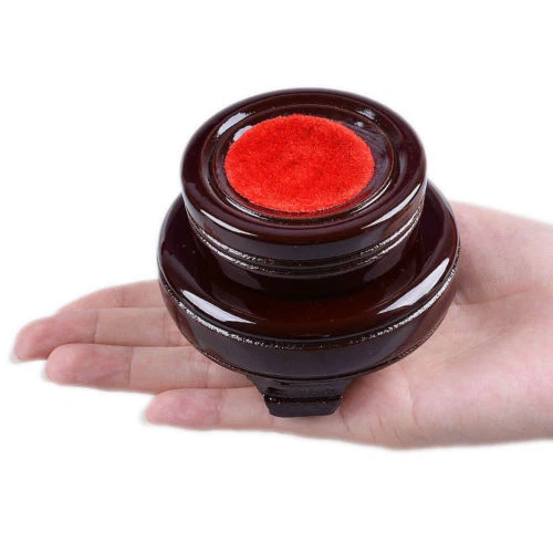 Red Whirl Wood Stand Holder Display Organizer for 60-200mm Ball Crystals Sphere - Picture 15 of 18