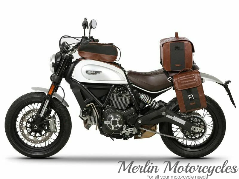 Ducati Scrambler 800 SHAD SR18 Cafe Racer Style Tank Bag - Next Day Delivery