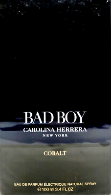 CAROLINA HERRERA BAD BOY COBALT EAU DE PARFUM SPRAY FOR MEN 3.4 Oz