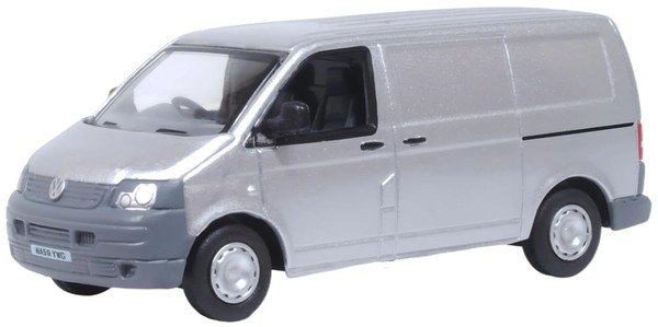 Oxford 76T5V006 Vw Transporter T5 Van Silber 1:76 MaßStab - T48 Postage-image