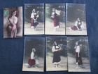 Lot of 7 Vintage CUTE Postcards Series 710-1 to 710-6