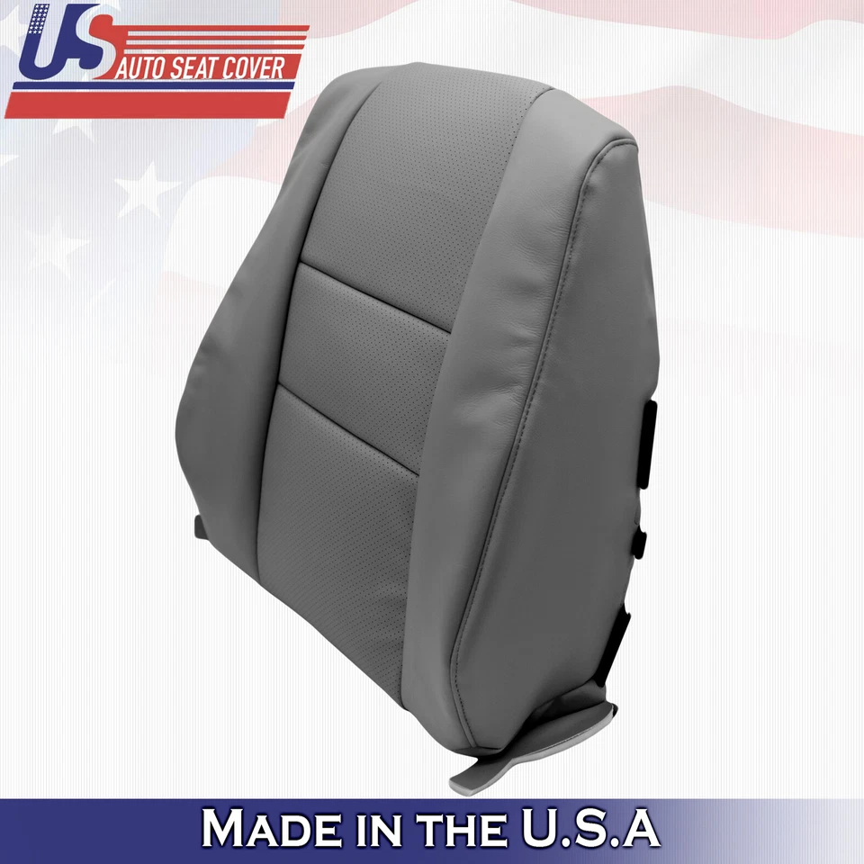 Cubiertas de asiento de cuero topo para la parte superior e inferior del conductor Acura RL 2005 2006 2007 2008 Foto 3 de 4