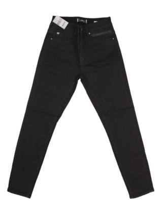 Mavi Tess High Rise Super Skinny Denim Black Jeans Stretch 5 Pockets Womens 27
