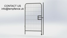 Temporary Fence Pedestrian Gate and latch – 1.2m Anti-Climb