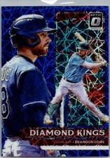 2022 Donruss Optic #1 Brandon Lowe Blue Velocity Prizm #/99