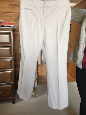 New NWT Akris Punto Gray Fleece Wool Mona Trousers Pants Size 10 Org. $460.00