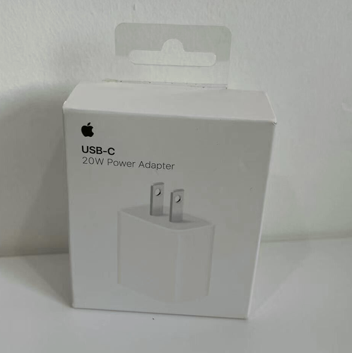 Genuine Apple 20W Charger USB-C Power Adapter For iPhone X 11 12 14 & 15 Pro Max - Afbeelding 1 van 2