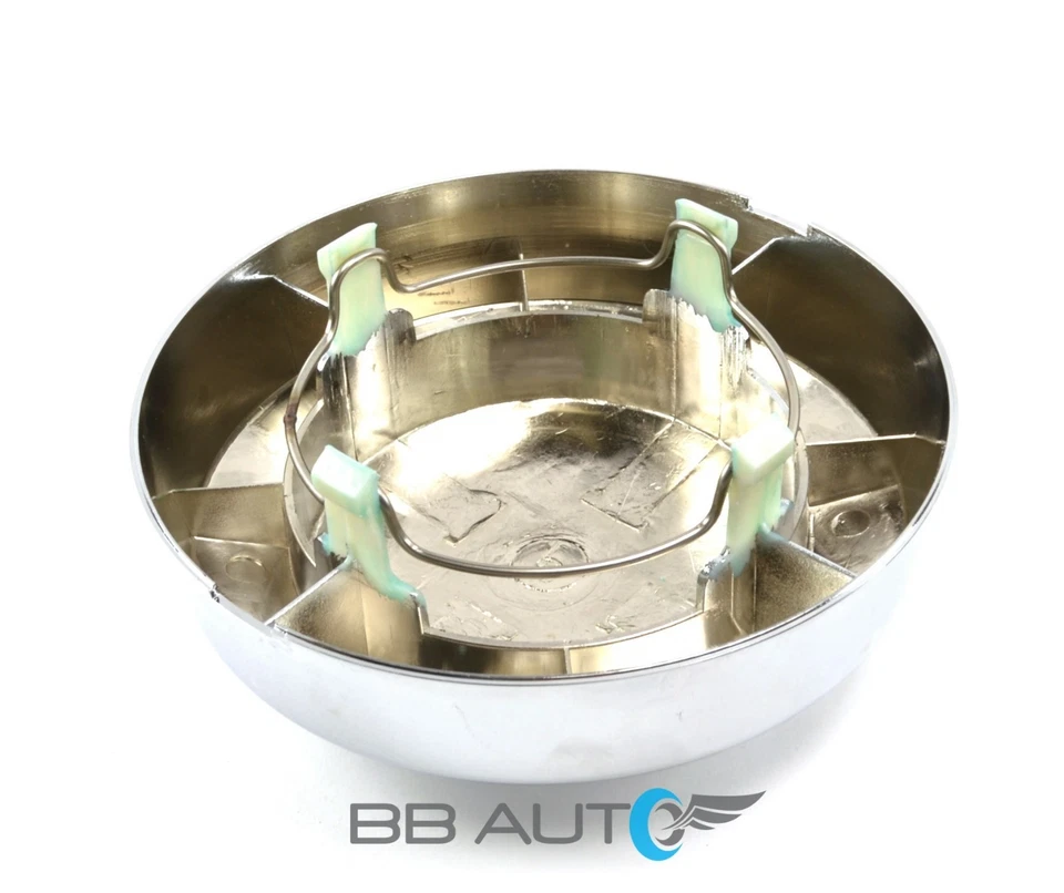 2 NEW 95-14 FORD E150 E250 E350 VAN 2WD CHROME FRONT WHEEL CENTER CAPS SET PAIR - Image 4 of 4