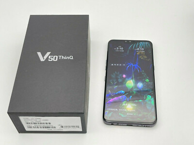 LG V50 ThinQ - 128GB - New Aurora Black (Unlocked) (Single SIM