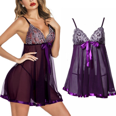 size 26 sexy lingerie Sexy Plus Size 8-26 Robe Dressing Gown Lingerie Sheer Lace Sleepwear Black  Wrap