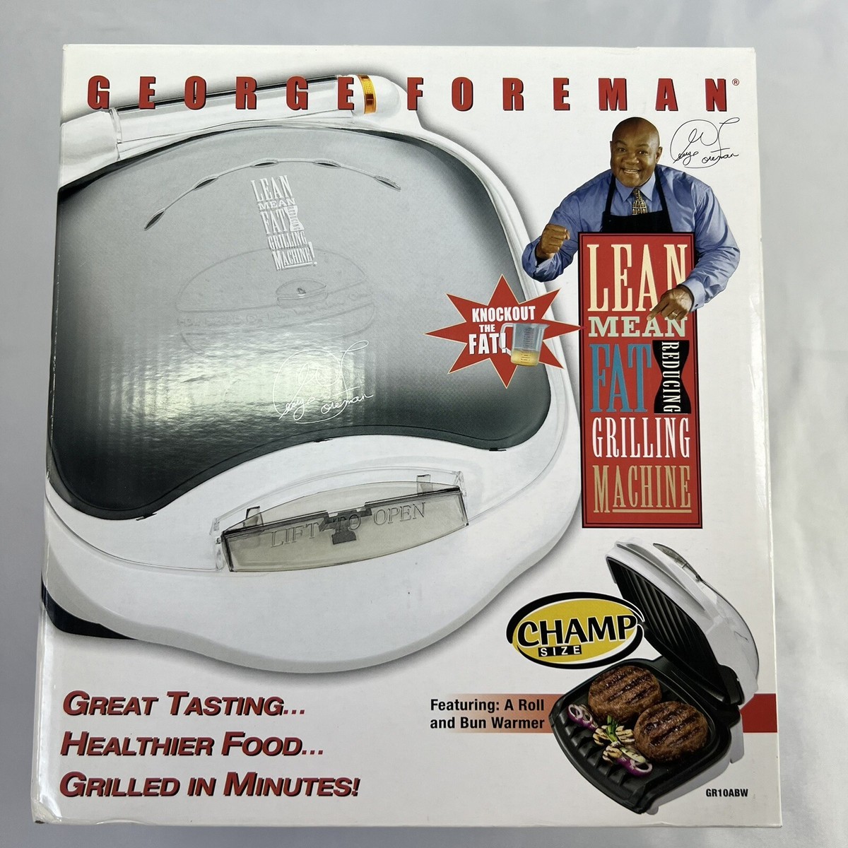 GEORGE FOREMAN グリル NOS George Foreman Super Champ Grill, in BLUE, GR187WI | eBay