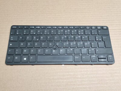 Clavier AZERTY Français Noir Pour HP EliteBook - Remplacement Origine CL-1324R-820AZN
