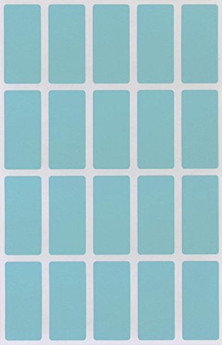 COLOR CODING RECTANGLE LABELS SCHOOL OFFICE PROJECT QUALITY STICKERS - Picture 22 of 38