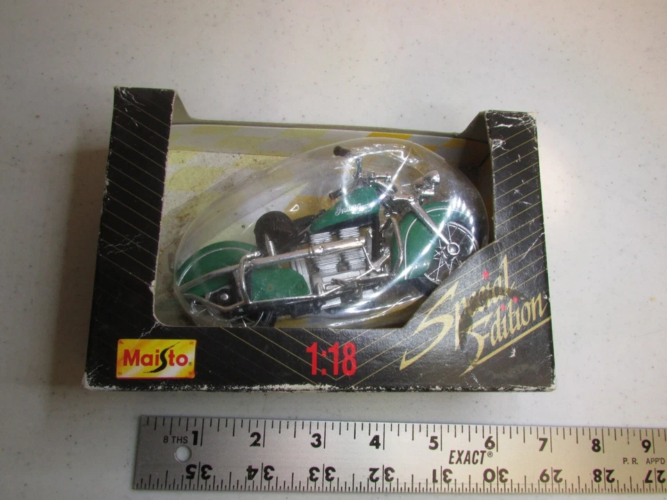 Maisto Honda Shadow 1:18 Special Edition Indian with box - Image 4 of 4