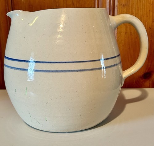 Vintage Hand Turned Marshall Pottery Pitcher Signed Sr Potter Landrence Houston - Picture 3 of 10