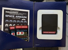 INTELLIVISION 2 CIB GAME LOT SPACE ARMADA /ASTROSMASH CLEANED & TESTED #1