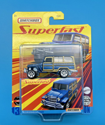 Matchbox Superfast 2020 #13 - 1962 Willys Jeep Wagon - MB1141 GKP43 - Collector