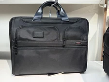 NEW Tumi GEN 4.3 - 17.5” Ballistic Compact Large Laptop Brief Briefcase - BLACK