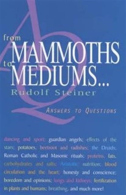 From Mammoths to Mediums...: Answers to Questions by Rudolf Steiner PAPERBACK