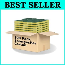 High-Quality Cleaning Sponges, Eco-Friendly, 300 Pack
