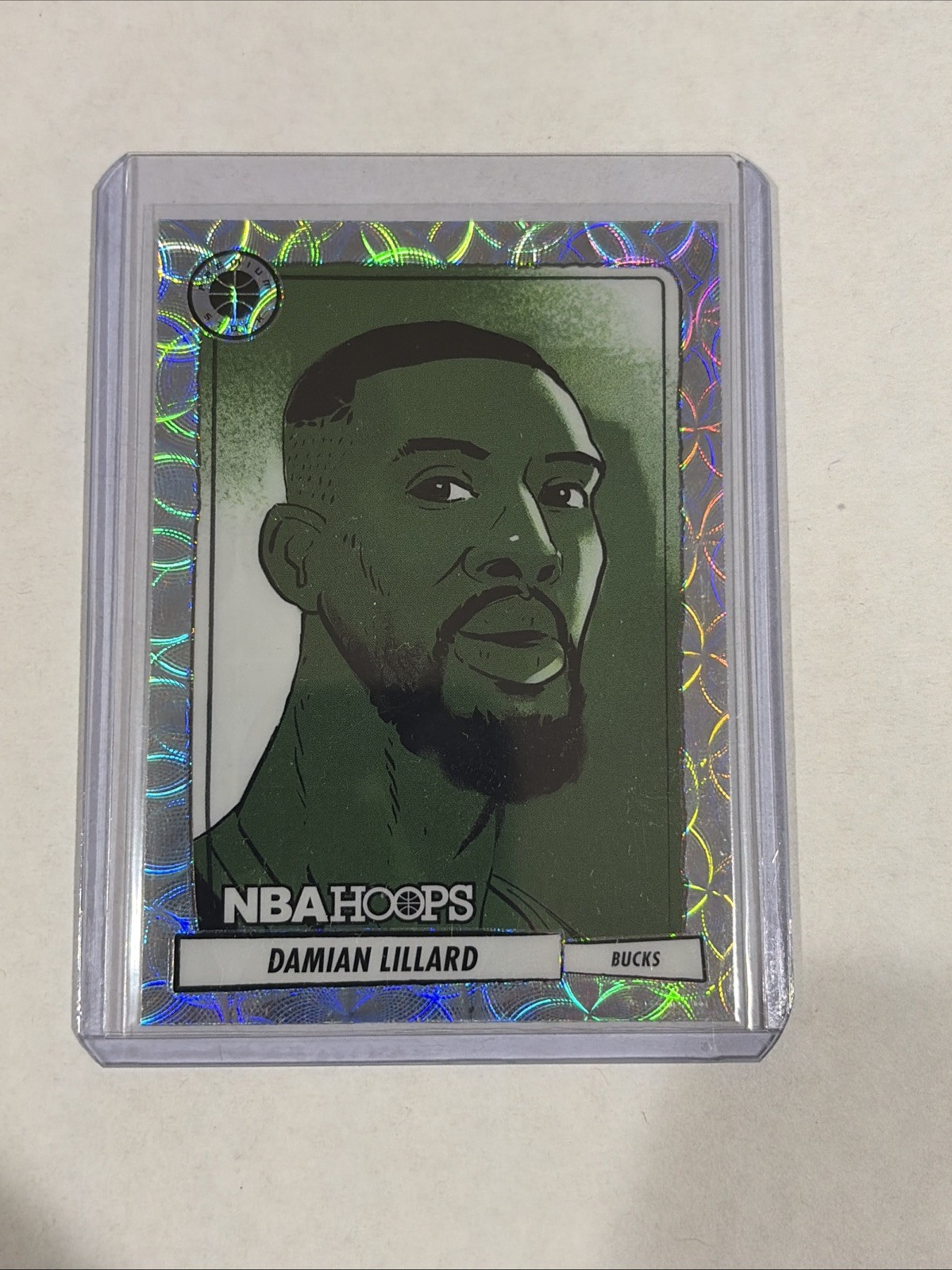 2023-24 Hoops Premium Stock Damian Lillard Presentations Scope Prizm #10