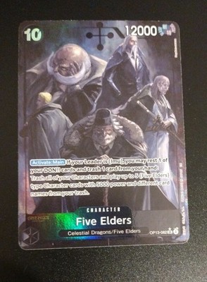 Five Elders (Alternate Art) OP13-082 Carrying On His Will Foil