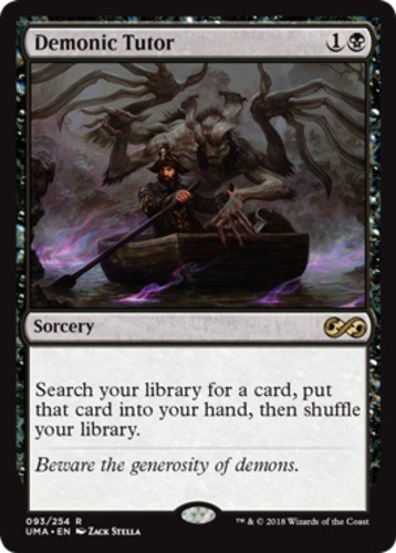 MTG Demonic Tutor, NM-Mint, English Ultimate Masters