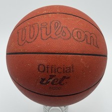 Vintage 1980s Wilson Offical Jet B1200 Last Bilt Basketball Made in USA Leather