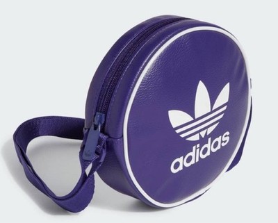 Adidas Woman Purple Adicolor Classic Round Bag Limited Edition Sportswear Icon w