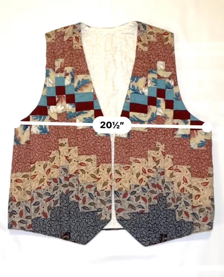 Handmade Patchwork Vest Quilt Cottagecore Fashion… - image 13