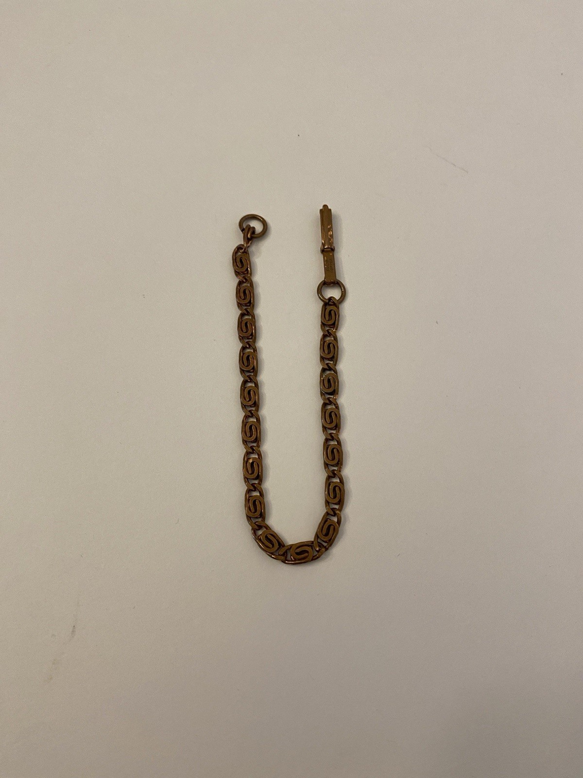 Solid Copper Bracelet S Link Chain - image 12