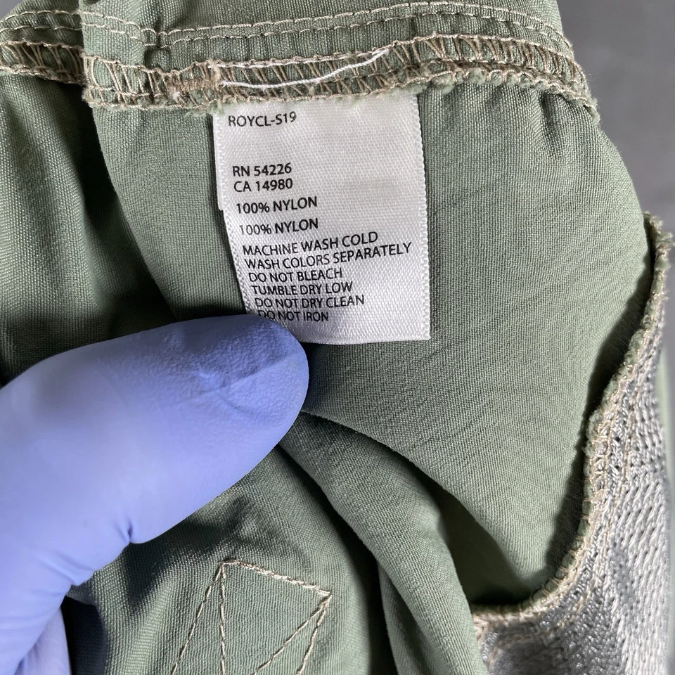 Royal Robbin’s Nylon Shorts Men’s Size 34 Green Hiking Activewear Nature Outdoor - Image 3 of 4