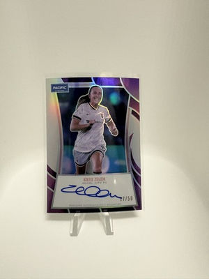 #ad 2025 Parkside Nwsl Pacific Signature Series Katie Zelem #PS KZ Purple 50 AU $10.39