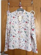 Cath Kidston Fearne Loves Shirt Bees Dinosaurs Size 12 BNWT 100% Cotton Summer