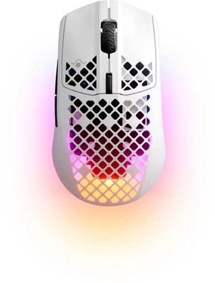 SteelSeries Aerox 3 Wireless Optical Gaming Mouse - Snow (2022 Edition)