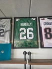 Saquon Barkley Signed Philadelphia Eagles NFL Football Jersey with COA
