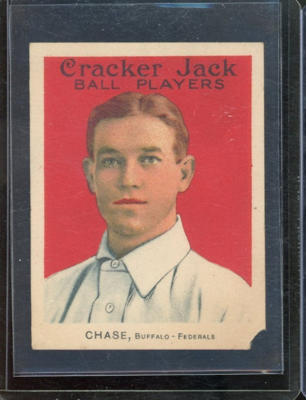 1915 Cracker Jack Hal Chase #99 Buffalo Federal League *vc New York Yankees