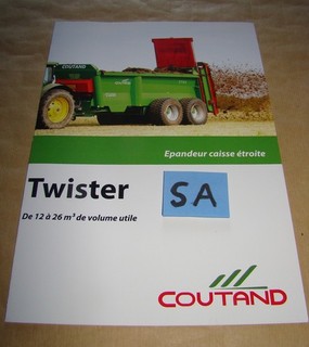 Prospectus 4 pages COUTAND Epandeur no Tracteur Fordson Lanz Deutz Fiat Cormick