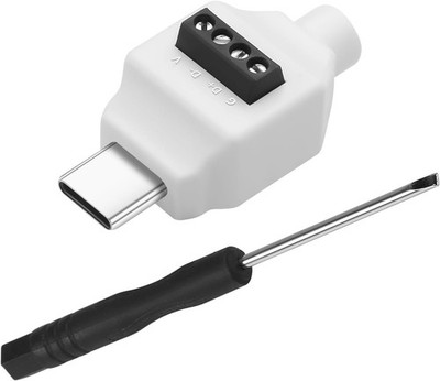 USB C auf 4Pin Lötfreier Stecker 60W PD Schnellladeadapter