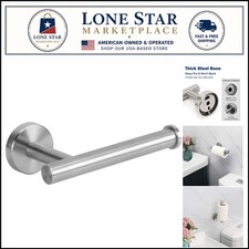 Rustproof Wall-Mounted Toilet Paper Holder in Brushed Nickel Finish
