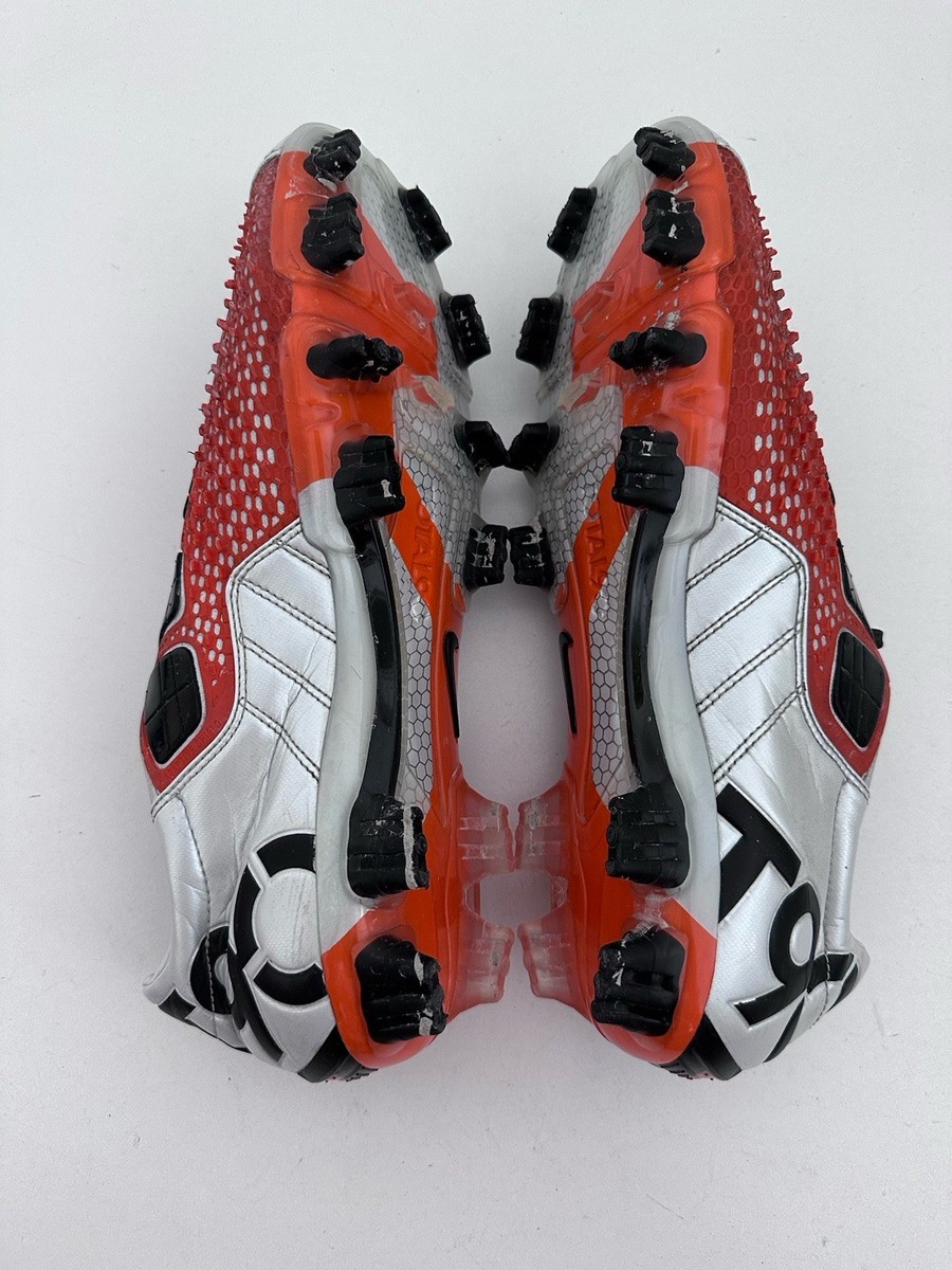 Nike Total 90 Laser White Orange Football Soccer Cleats Boots US10