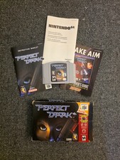 Perfect Dark - Nintendo 64 (N64) CIB Box, Manual, And Game - Tested