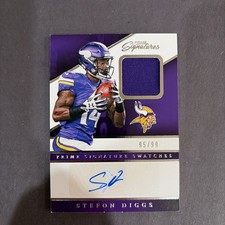 2016 Panini Prime Signature Swatches Stefon Diggs