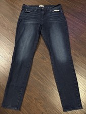 Women  s Denizen By Levi  s Mid-Rise Skinny Denim Jeans - Dark Wash, 18L, 34x32