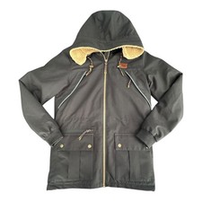 Picture Organic Jacket Mens Small Black Hooded Adventure Line Eco Winter Coat