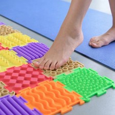 8 Pieces Silikon-Puzzlematte Sensorische Stimulation Balance-Sensormatte Stabil