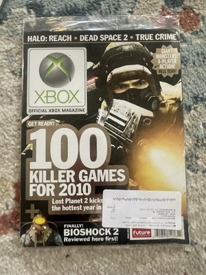 SEALED Lost planet 2 Xbox Magazine Wt tropic 3 Demo Disk