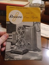 1951 Revere 8MM Projector Model 90 Owners Operating Manual